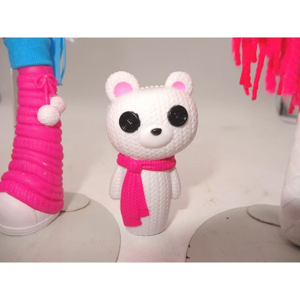 Lalaloopsy Girls Mittens Fluff N Stuff Confetti Carnivale Doll Set with Pet Bear